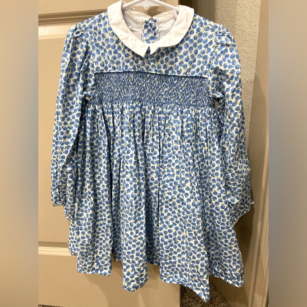 Alice Kathleen and Company smocked cotton dress